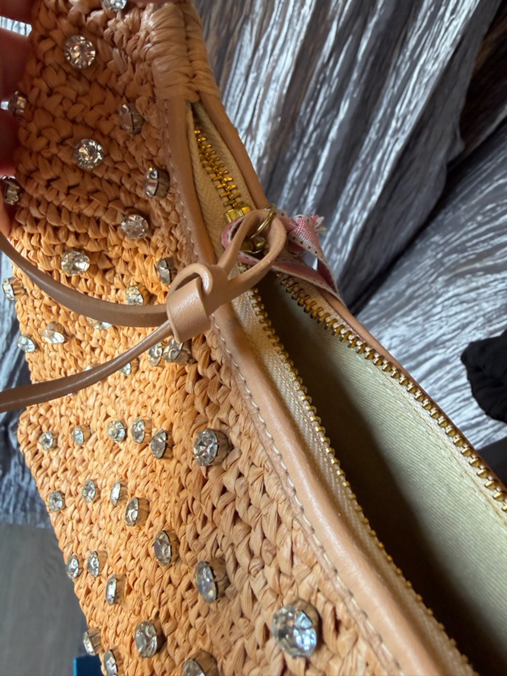 BTB Los Angeles Maeve Crystal Hobo Bag - Picture 5 of 16